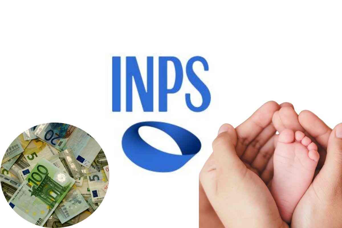 INPS logo denaro e mani e piedi
